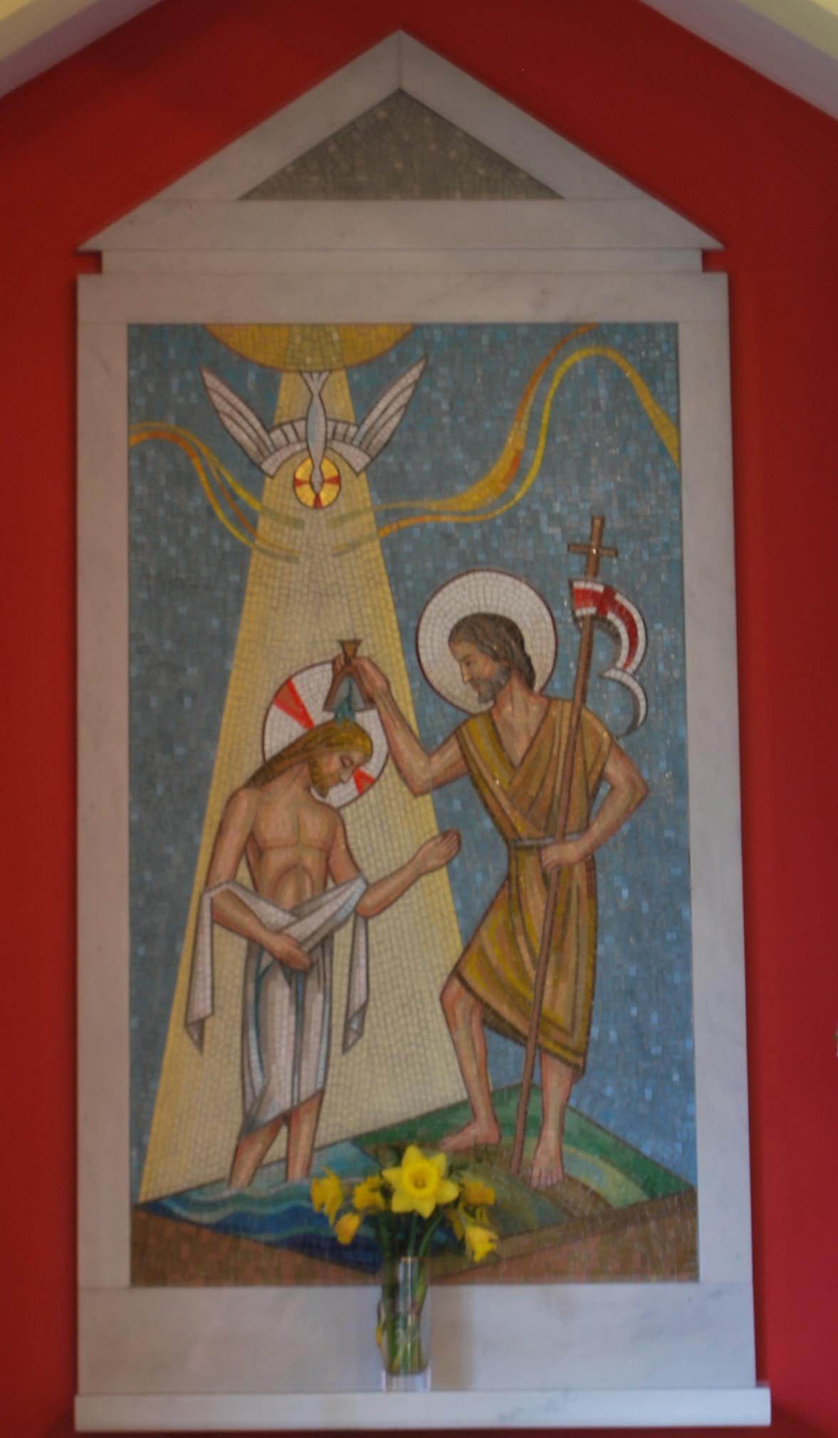 Old Parish Interior Jesus and John the Baptist